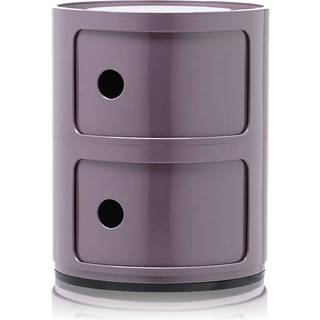Kartell Componibili Classic Opbevaring Med 2 Rum et - Skuffer Abs Viol - 0496620