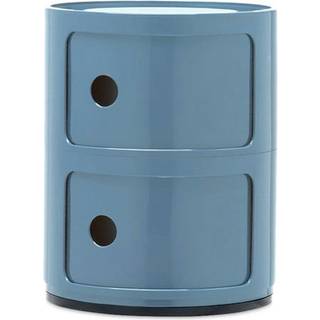 Kartell Componibili Classic Opbevaring Med 2 Rum Sky Blue - Skuffer Abs Himmelblå - 04966AZ