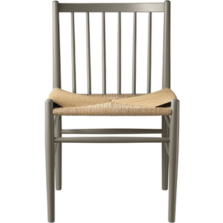 FDB Møbler J80 Spisebordsstol Moss Grey/Natur Sæde