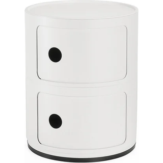 Kartell Componibili Recycled Storage 2 Compartments Opbevaring Med 2 Rum - Skuffer Genanvendt Termoplastisk Technopolymer Hvid - 0498603