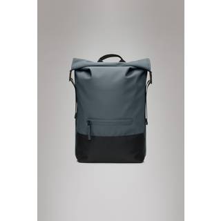 Rains Trail Rolltop rygsæk blå grå