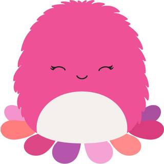 Squishmallows Bamse Octavia Blæksprutte 30 cm