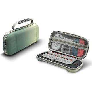 Nintendo Switch 2 Rejsetaske m. Lommer & Håndtag - Grøn