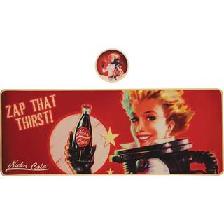 Fallout Desk Pad & Coaster Set Nuka-Cola