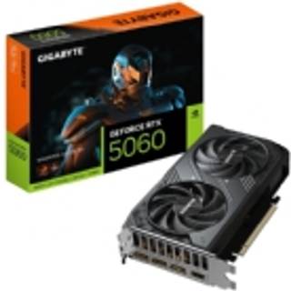 GIGABYTE GeForce RTX 5060 WINDFORCE MAX OC 8G Graphics Card - 8GB GDDR7, 128bit, PCI-E 5.0, 2512MHz Core Clock, 3 x DP, 1 x HDMI, NVIDIA DLSS 4, GV-N5060WF2MAX OC-8GD