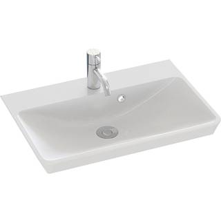 Scanbad Marbelle Mini håndvask 56x38x5cm, hvid kunstmarmor 102705003