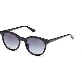 Guess Unisex GU00235 01B Solbriller Injiceret Sort Røg Rund Normal