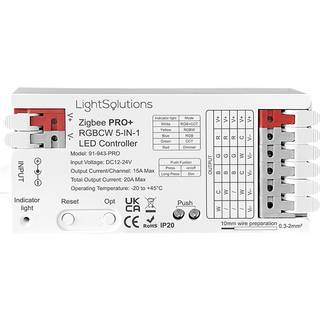 ZigBee Pro+ RGBCW 5-i-1 LED Controller - 12/24V