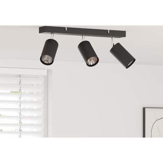 Loftsspot Sort 38 X 5.5 X 16.5 Cm Stål