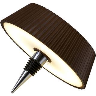Mantra Iluminación LED-bordlampe Relax, corten, flasketop, genopladeligt batteri dæmpbar, Brun/rust, Aluminium