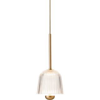 Nuura Asteea 1 Pendel Satin Messing/Riflet Klar