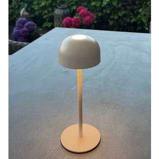 Genopladelig Bordlampe - Shine - LED - Taupe - Veli-Line