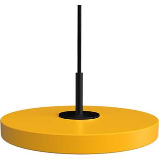 Umage Asteria Micro Pendel Med Lysdæmper Saffron Yellow/Sort Top