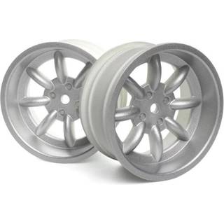 HPI-160541 FS-15 Sport 8 Spike Wheels Silver 26mm