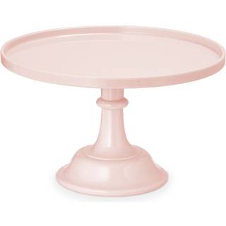 Lyserød Dessertfad på Pedestal 24 cm – Elegant Festbord Dekoration til Enhver Anledning