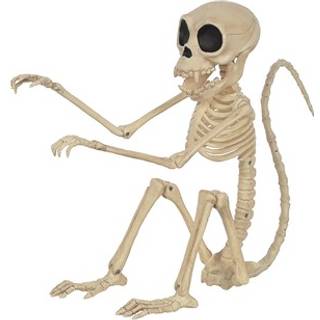 Skelett Affe als Halloween Deko 24cm