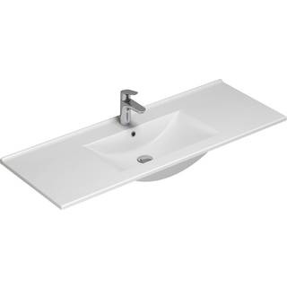 Scanbad Arial håndvask 121x1,8x45,5 hvid 102512003