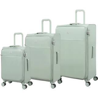 IT Luggage Green Lustrous Luxe Desert Luggage Set 3 Piece