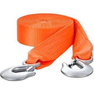 VEVOR ATV-tr?krem med kroge 2-tommer x 20-fods 17000 lbs Kapacitet Holdbart reb med sikkerhedskroge til lastbiler og k?ret?jer. Vigtigt bugsertil