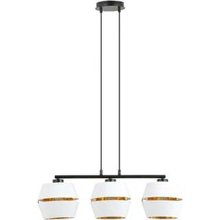 Malia 3 Hvid/Guld pendellampe - Ø15 cm, E27, 230V, uden lyskilde