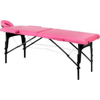 Transportabel massagebriks med bæretaske - Pink Sort