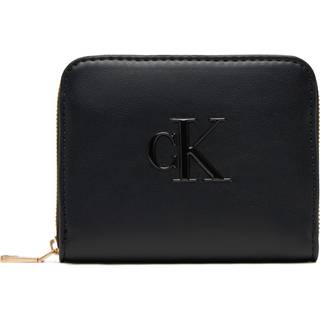Soft Touch RFID Zip Around Wallet - Black - One Size