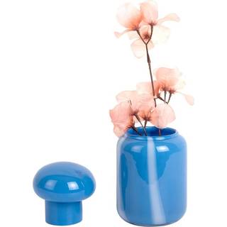 Vase Dulce Raya 10x19cm glas blå