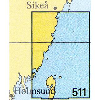Skærgårdskort Sjöfartsverket 511 Holmön - Ratan - Vännskär (Udgave 2023)