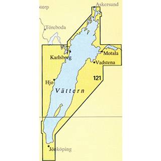 Skærgårdskort Sjöfartsverket 121 Vättern (Udgave 2025)