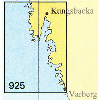 Skærgårdskort Sjöfartsverket 925 Tistlarna - Varberg (Udgave 2024)