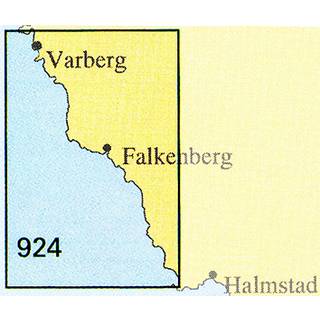 Nautical chart No 924 Varberg-Tylön