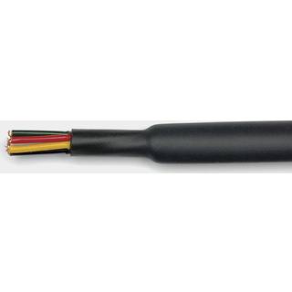 Krympeflex med lim Oceanflex, 1.2 meter, passer til kabel 25 - 95 mm², sort