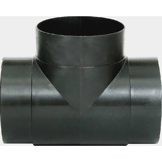 T-kobling 1852-Marine, 90 mm, sort, passer til 1852-Marine dieselvarmer