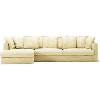 Decotique Betræk Til Le Grand Air 3-personers Sofa Divan Venstre - Møbelbetræk Hør Morning Glow - 11003183