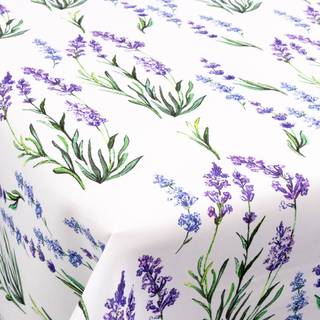 Tekstil voksdug - 140 cm bred - På metermål - Lavender Bloom - Voksdug med akrylbelægning