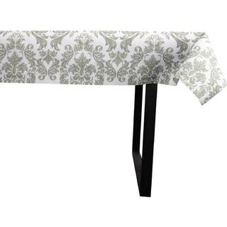 Tekstil voksdug - 140 cm bred - På metermål - Green Damask - Voksdug med akrylbelægning