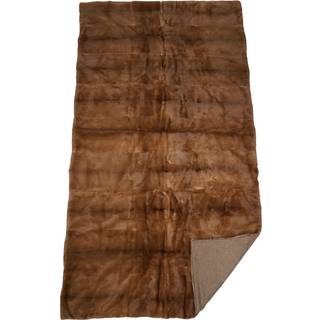 Minkplaid | Bagside af kashmir | Redglow | 126x212 cm