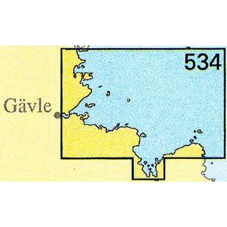 Nautical chart Nr 534 Björn-Gävle-Lövgrunds Rabbar