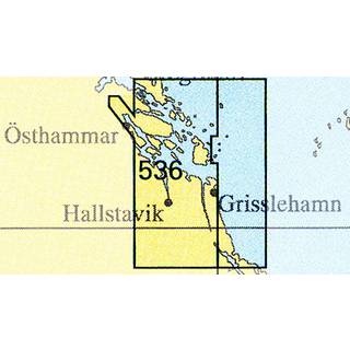 Nautical chart No 536 Väddö-Öregrund