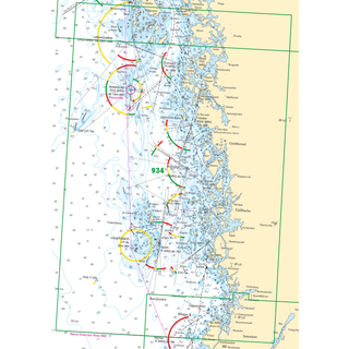 Skærgårdskort Sjöfartsverket 934 Syd-Koster - Hunnebostrand (Udgave 2024)