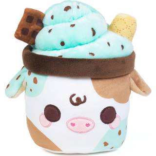 Cuddle Barn PlushGoals - Mint Chocolate Chip Mooshake | Superbldt Kawaii duftende udstoppet dyreplys 7 tommer
