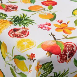 Tekstil voksdug - 140 cm bred - På metermål - Citrus Fruits - Voksdug med akrylbelægning