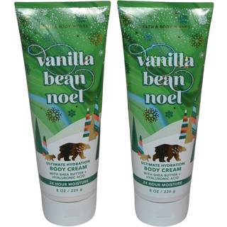 Bath & Body Works Ultimate Hydration Body Cream Pakke med 2 (Vanilla Bean Noel) 8,0 fluid_ounces
