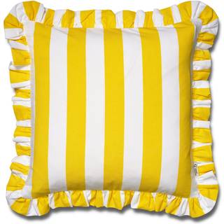 Classic Collection Kudebetræk Ruffle Stripes 50x50 cm Yellow