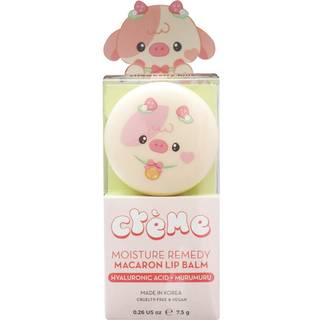 The Crme Shop Strawberry Cow Macaron Lip Balm Koreansk Lip Balm med hyaluronsyre og Murumurusmr - Strawberry Milk