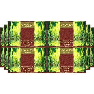 Tea Tree Oil Bath Bar s?be med kryddernellikeolie - H?ndlavet urtes?be med 100 % rene ?teriske olier - ALLE naturlige - hver 2,65 ounces - pakke