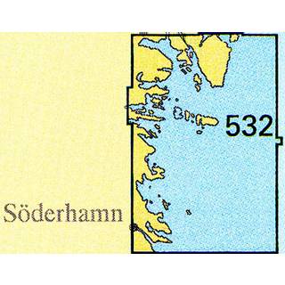 Skærgårdskort Sjöfartsverket 532 Hällgrund - Hornslandet (Udgave 2023)