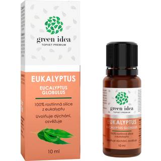 Green Idea Eukalyptus 100% essentiel olie til at understøtte normal åndedrætsfunktion 10 ml - 10 ml