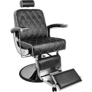 Gabbiano Black Imperial Barberstol