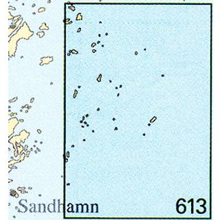 Skærgårdskort Sjöfartsverket 613 Svenska Högarna - Rödlöga (Udgave 2024)